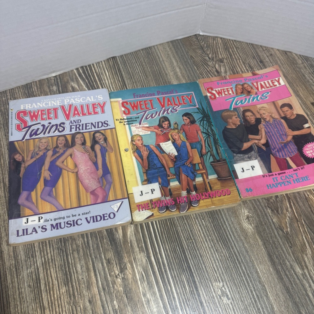 Sweet Valley Twins Books Lot of 3 Francine Pascal Lila's Music Video Hollywood